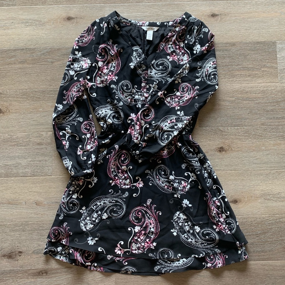 White House Black Market Paisley Dress Size 2